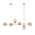 Modern Gold Chandelier Pendant Lighting LED Lights Glass Pendant Lamps